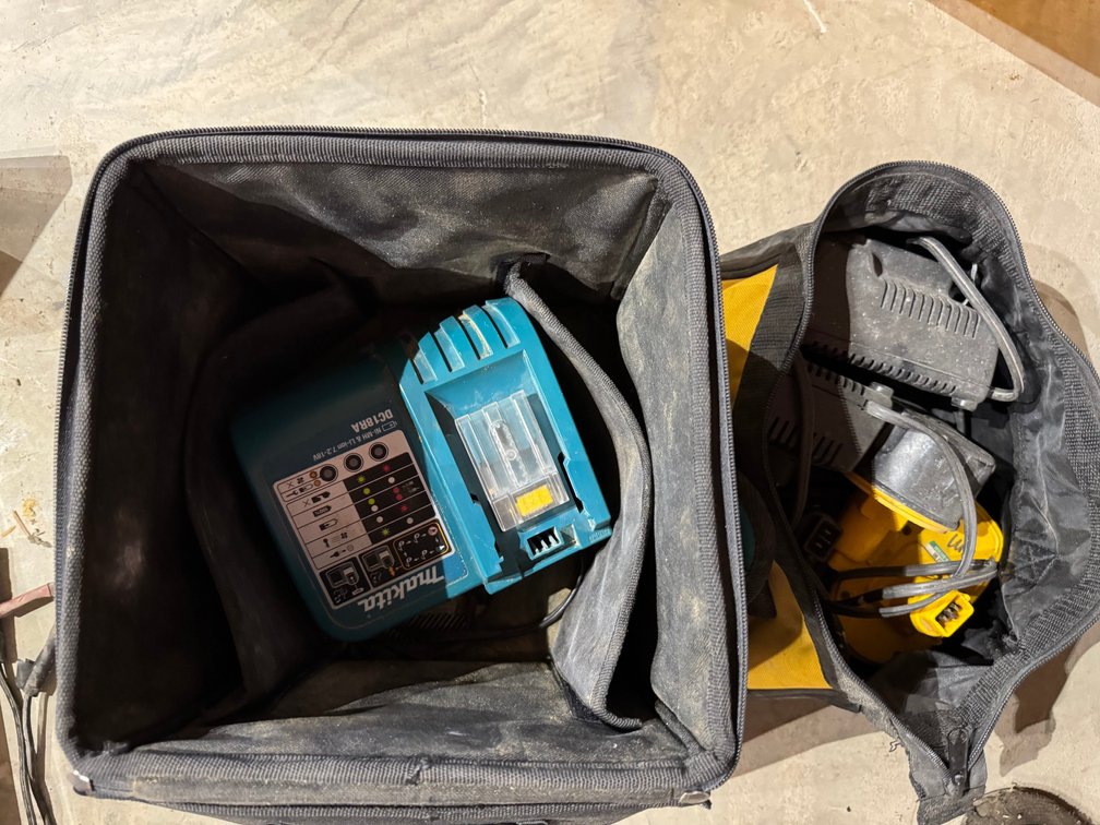 Makita tool bag with tools