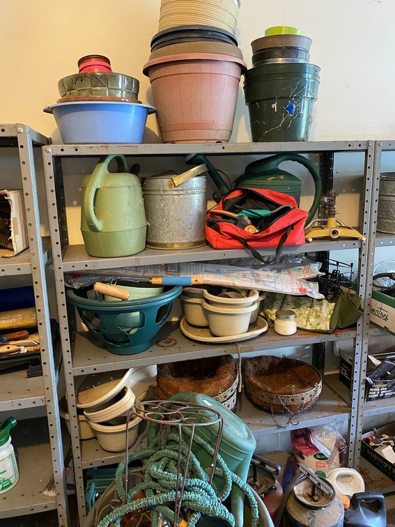 Contents of shelving unit**shelving unit not included**