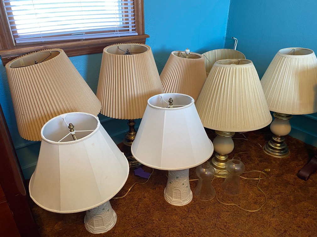 Assortment of lamps