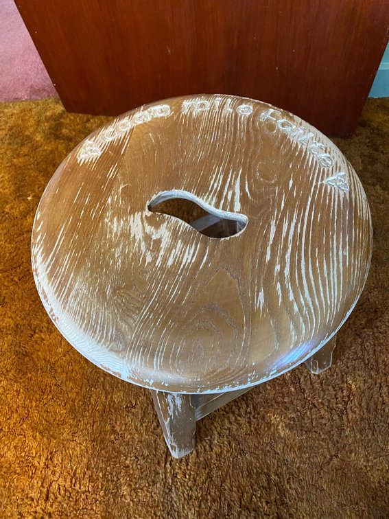 Wooden stool