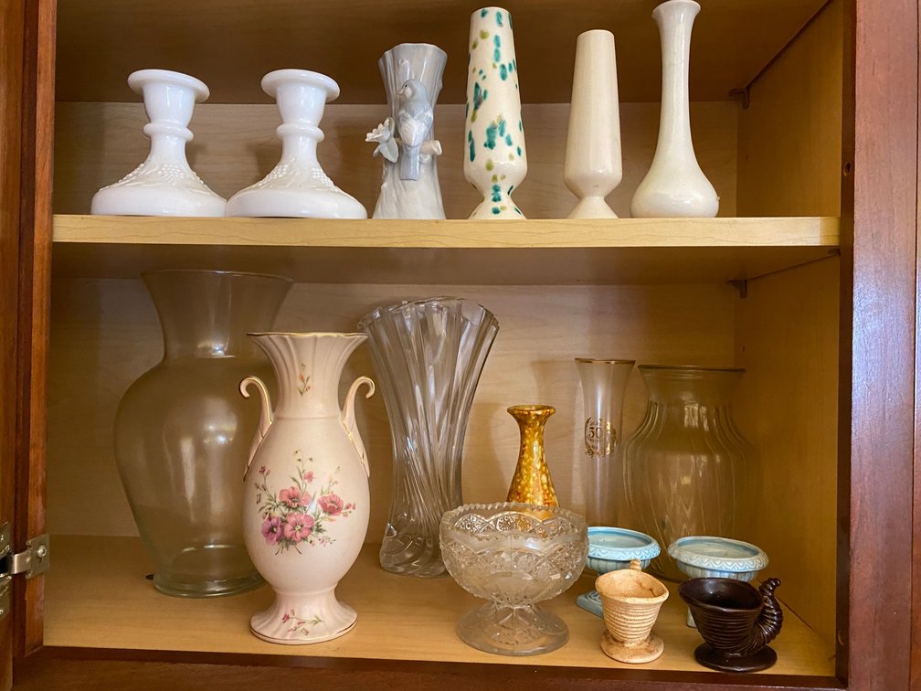 Vases, candlesticks