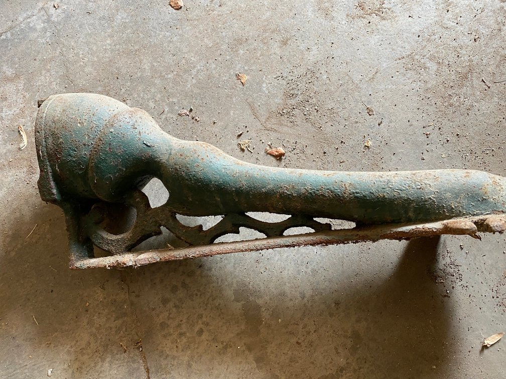 Cast iron antique architectural salvage piece