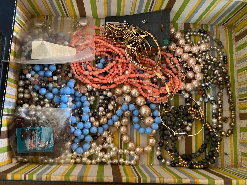 Costume jewelry necklaces