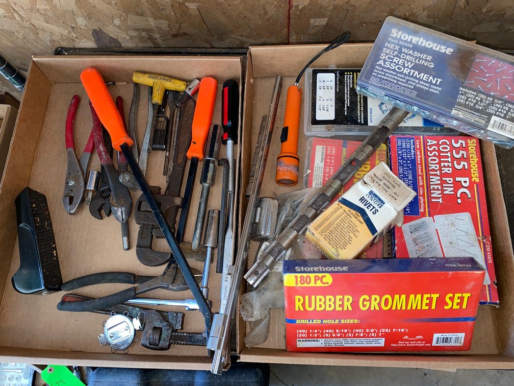 Cotter Pins, Grommets & Tools