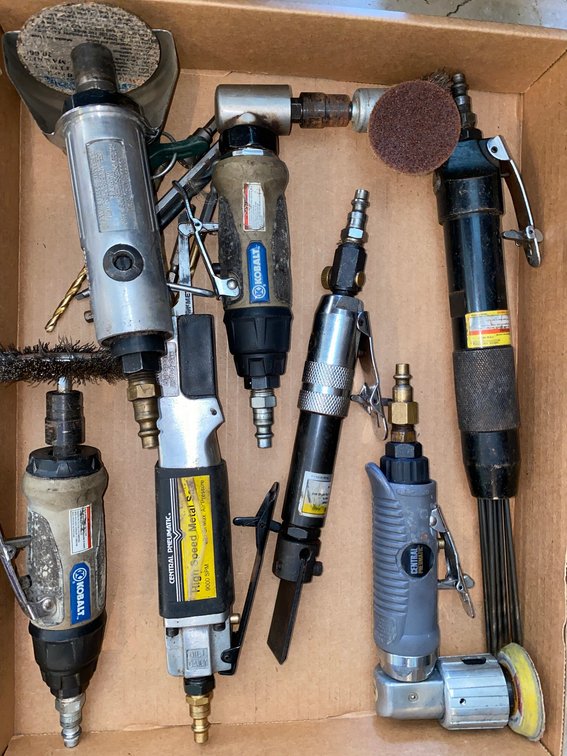 Assorted Pneumatic Tools