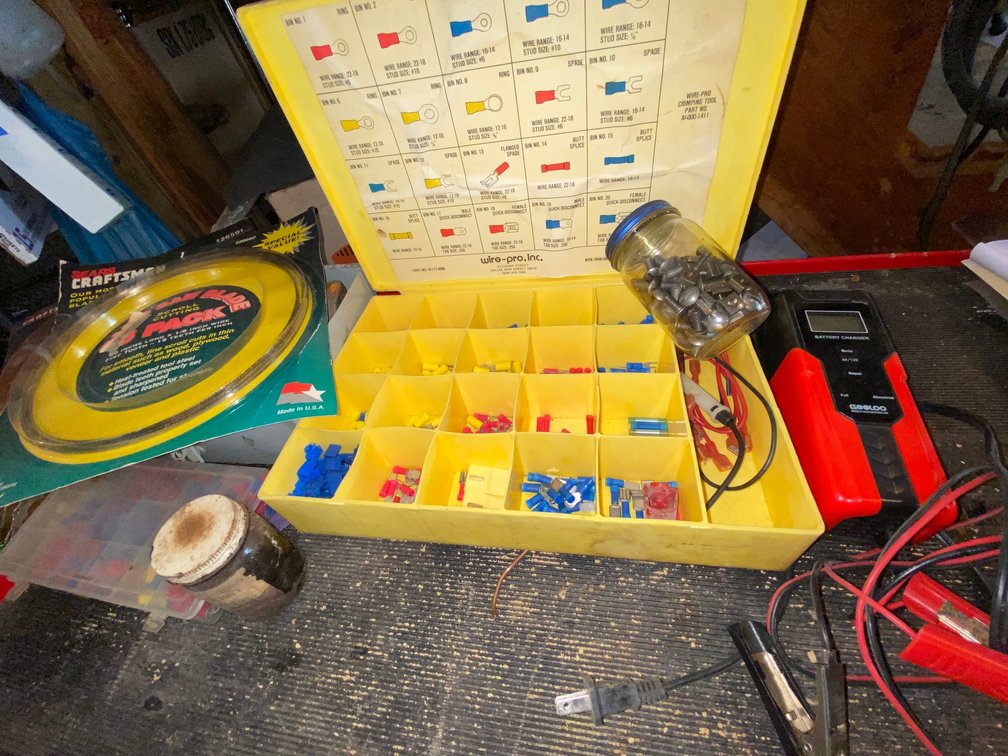 Wire Ends, Bearing Puller & Battery Charger