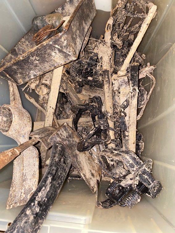 Tote of Trapping Items