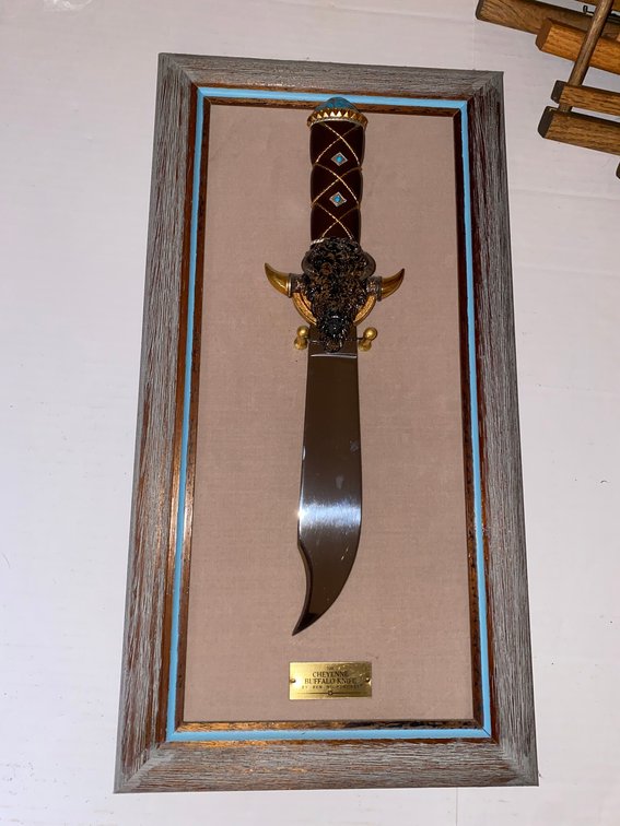 Cheyenne Buffalo Knife by Ben Knight