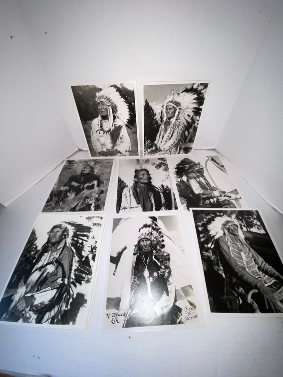 Eight Native American Photos