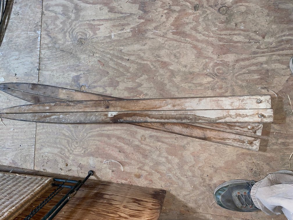 Two Wooden Adjustable Stretchers