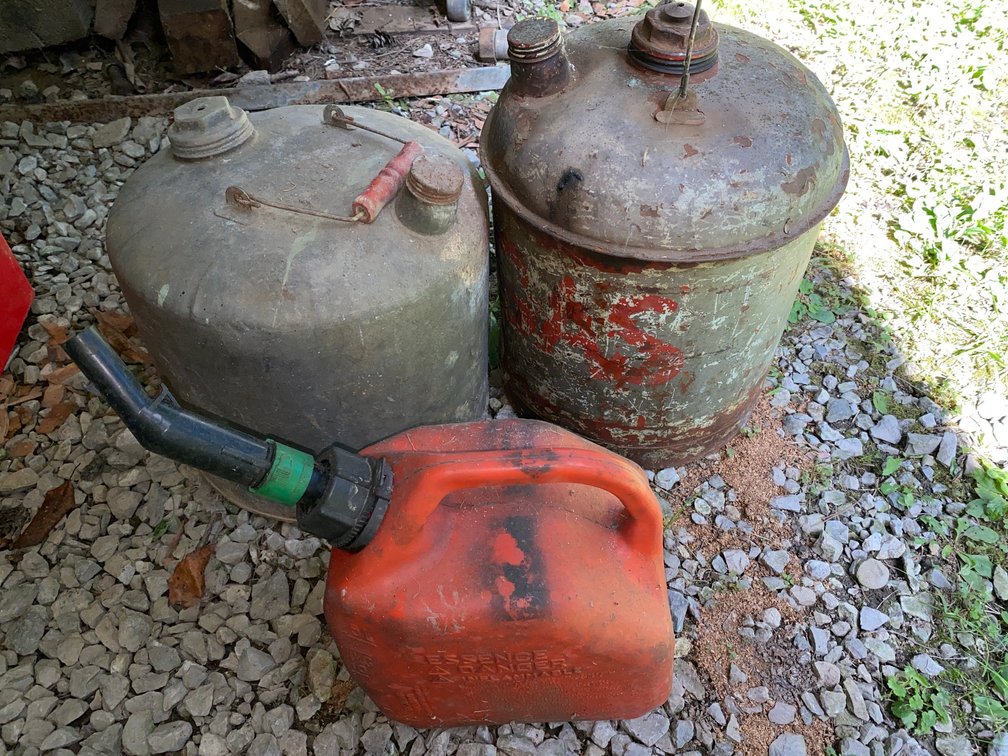 Three Gas Cans