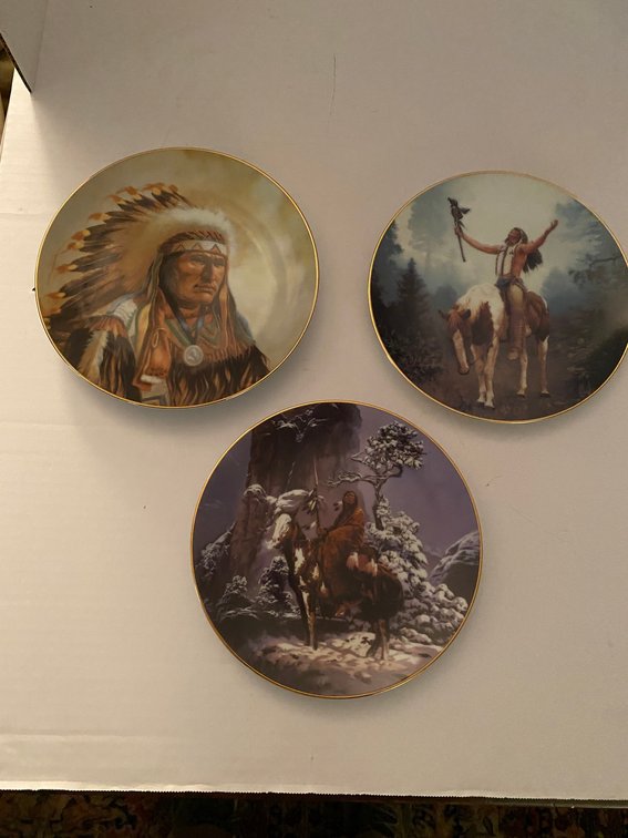Three Collector's Plates