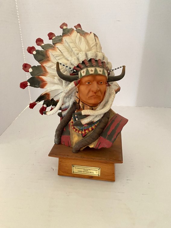 Figural Bust: "Sitting Bull"