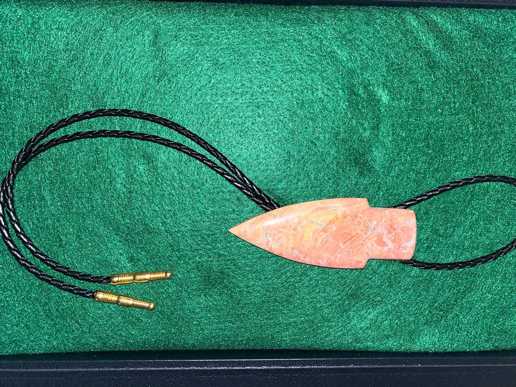 Handmade Stone Bolo Tie