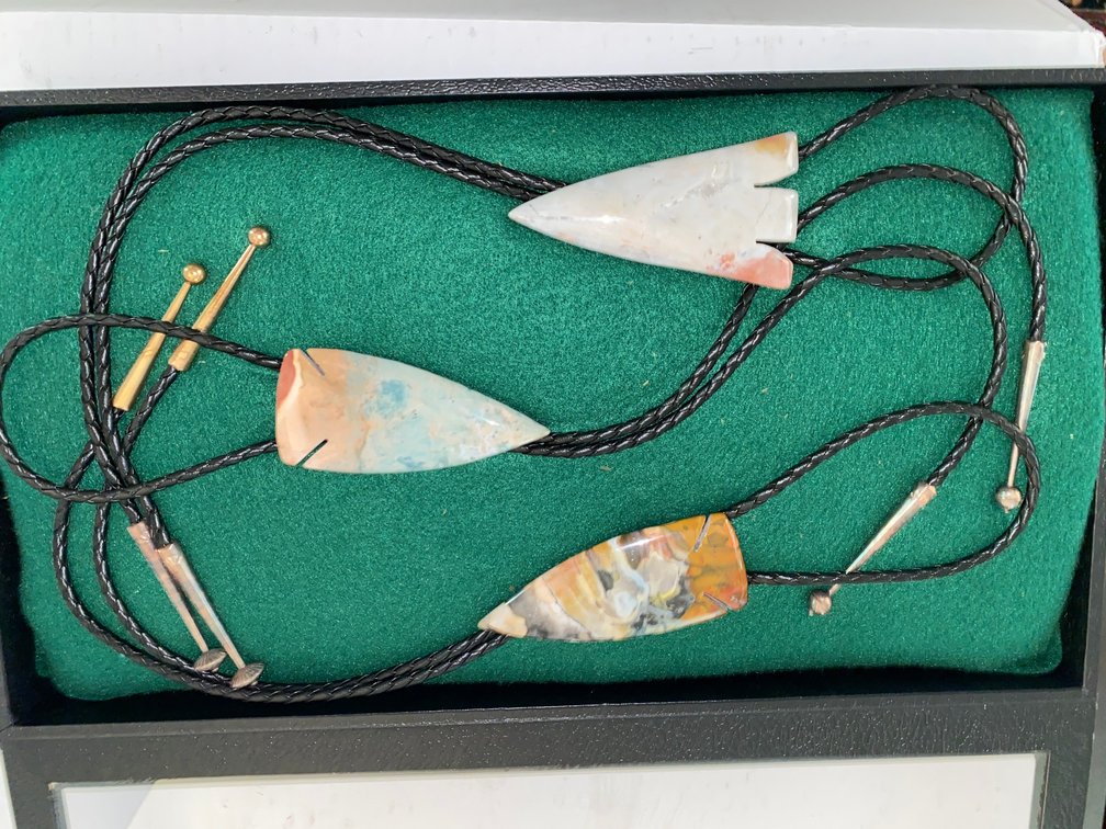 Three Handmade Bolo Ties