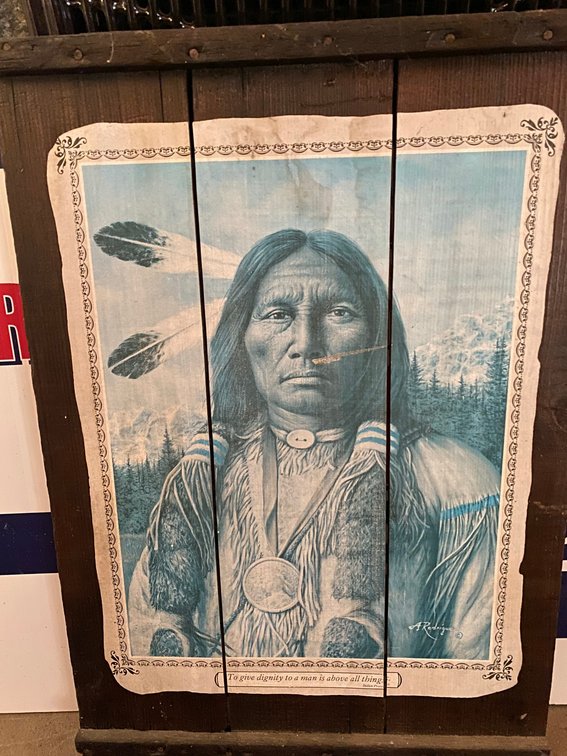Original Raisinrak Native American Portrait Wall Art