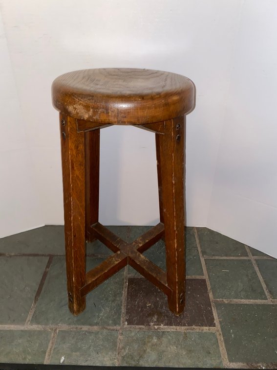 Small wooden stool