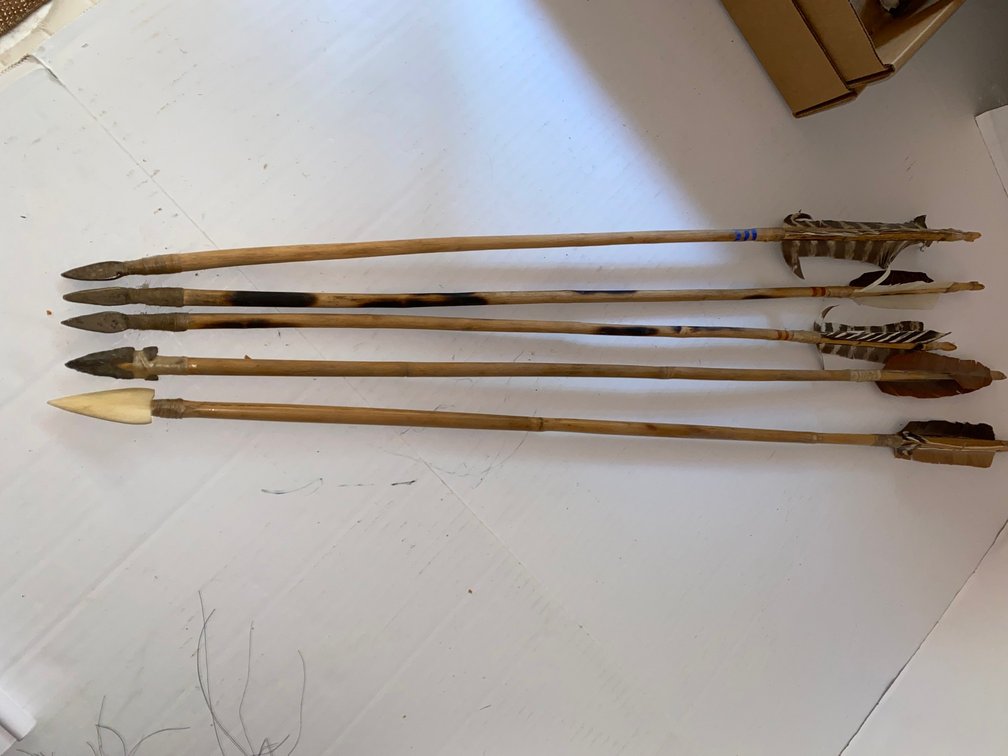 Arrows - Metal, stone, and bone points