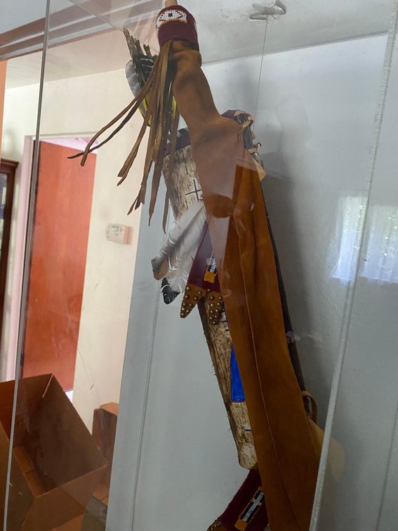 Handmade Quiver & Arrows with Display Case, 74 in. Tall