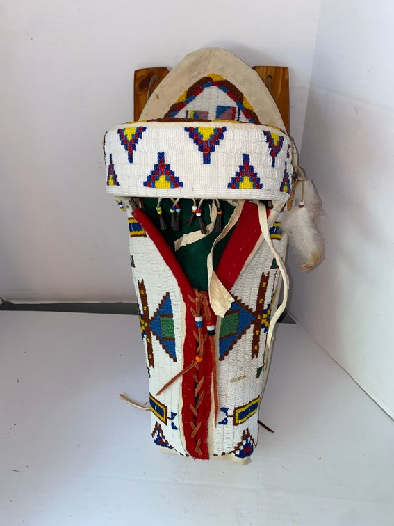 Beaded Carrier, made by Steve Skarupa