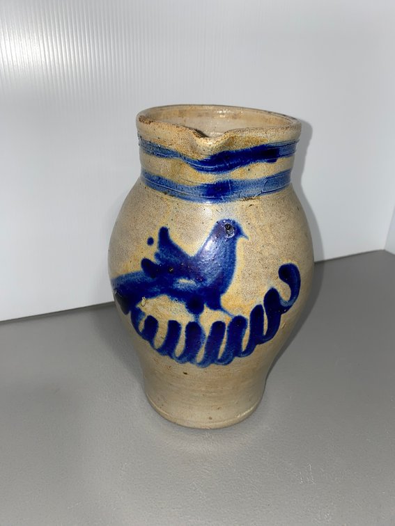 Stoneware Bird Pitcher