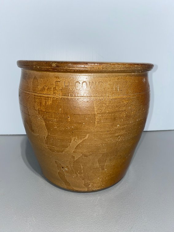 F.H. Cowden Harrisburg Crock