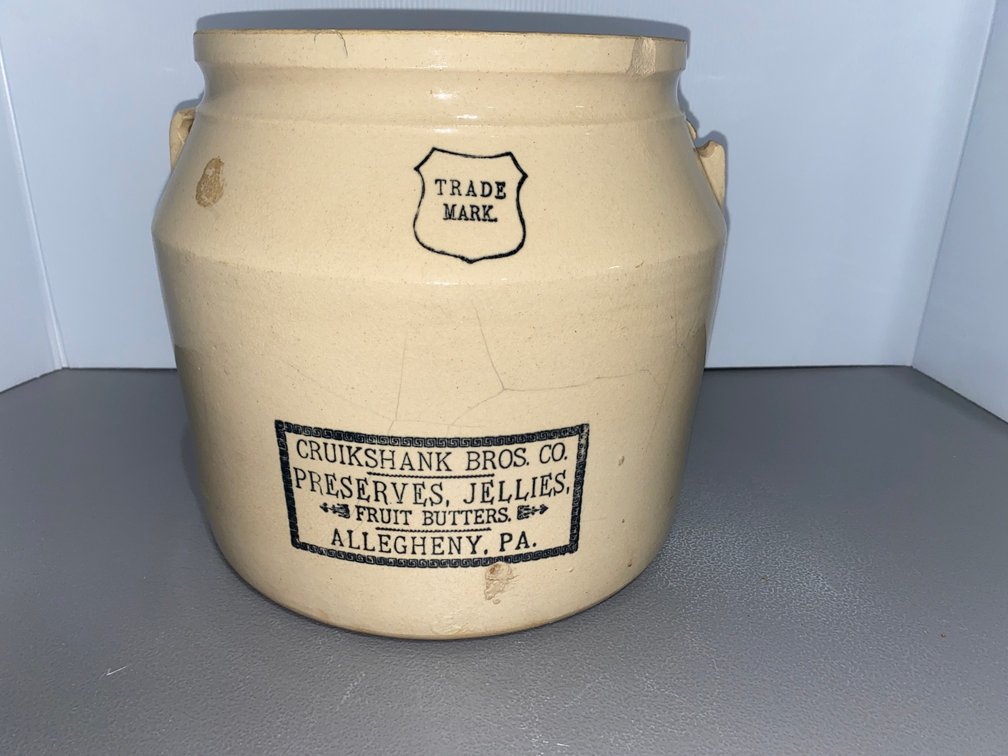 Cruikshank Brothers Preserves Crock