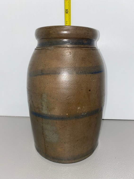Three-Stripe Stoneware Wax Sealer