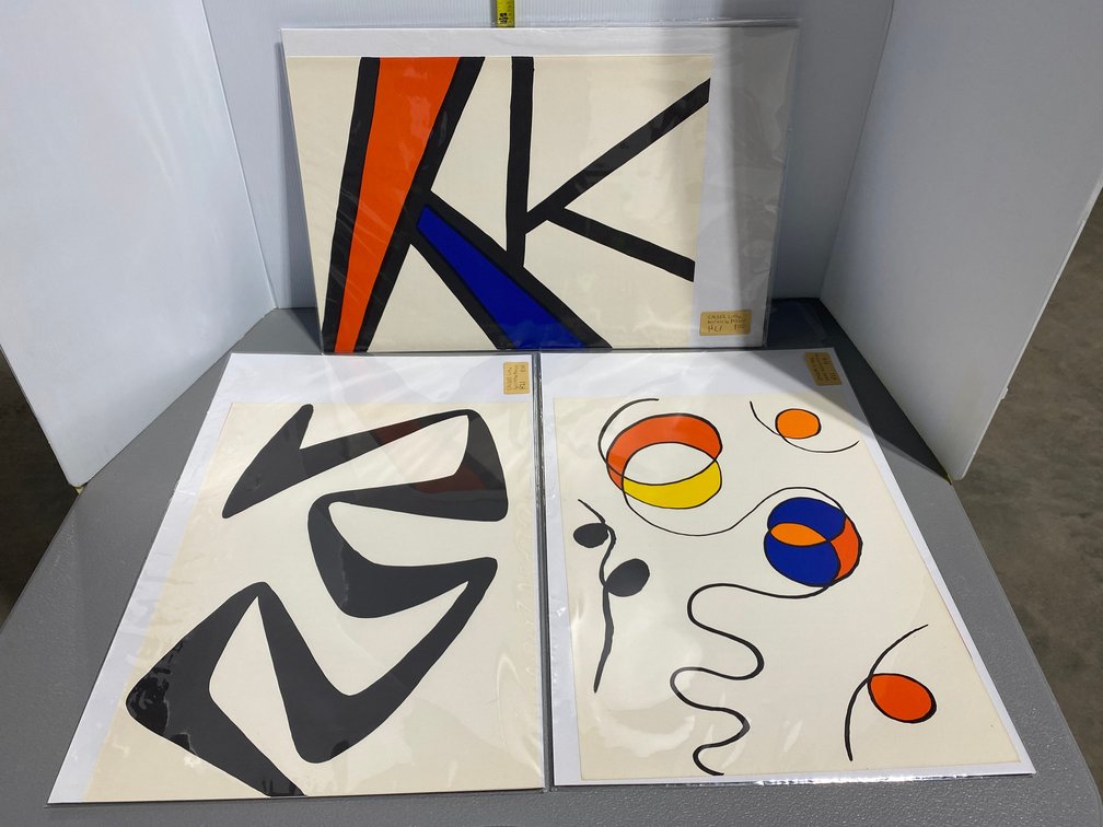 Alexander Calder Derriere le Miroir Lithographs