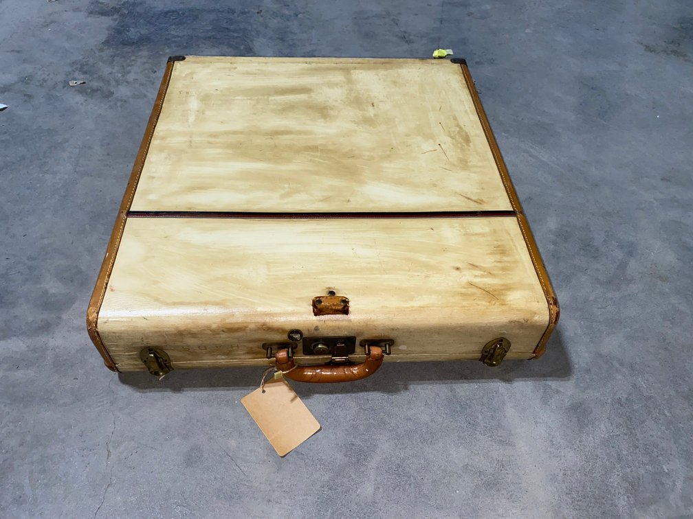 Vintage Leather Suitcase