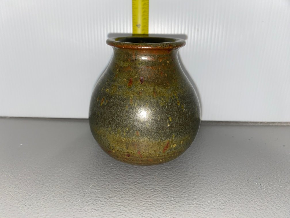 Bulbous Pottery Vase