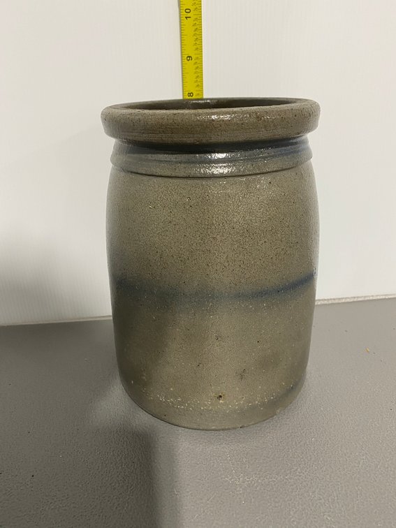 Striped Stoneware Wax Sealer