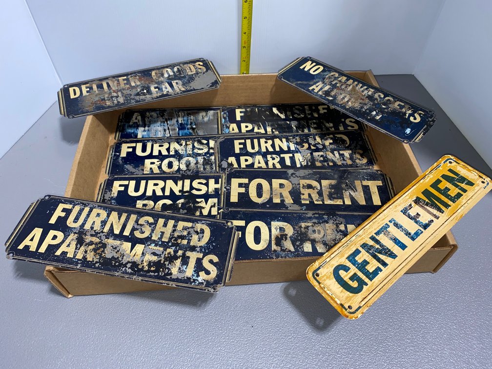 Vintage Metal Advertising Signs