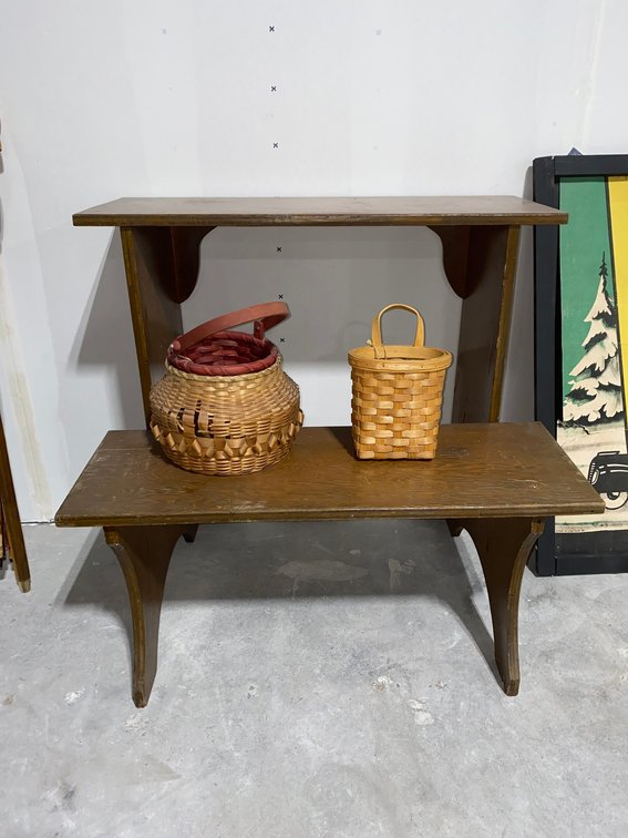 Two-Tier Basket Stand