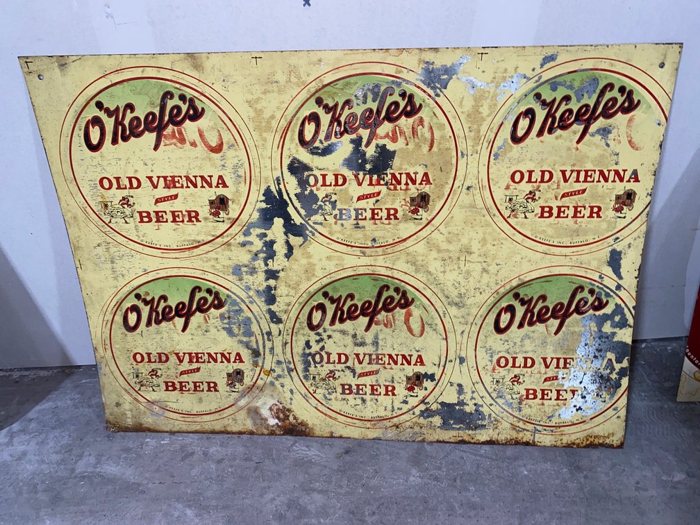 O'Keefe's Old Vienna Beer Sign
