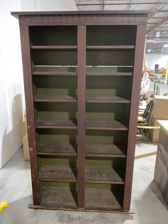 Antique Wooden Bookshelf
