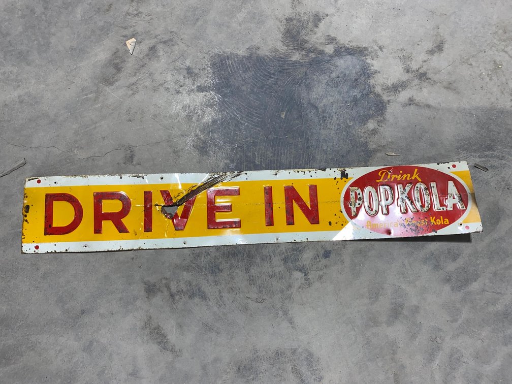 Drink Pop Kola Metal Sign