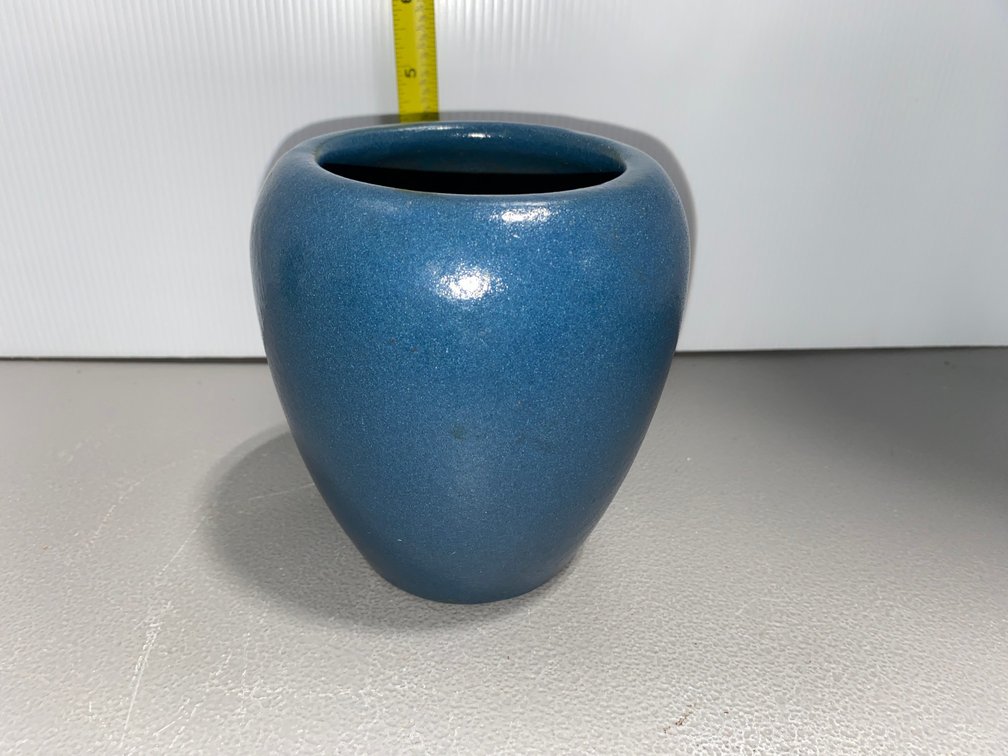 Paul Revere Matte Blue Vase