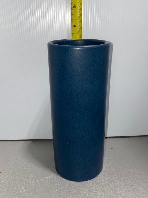 Marblehead Blue Pottery Vase