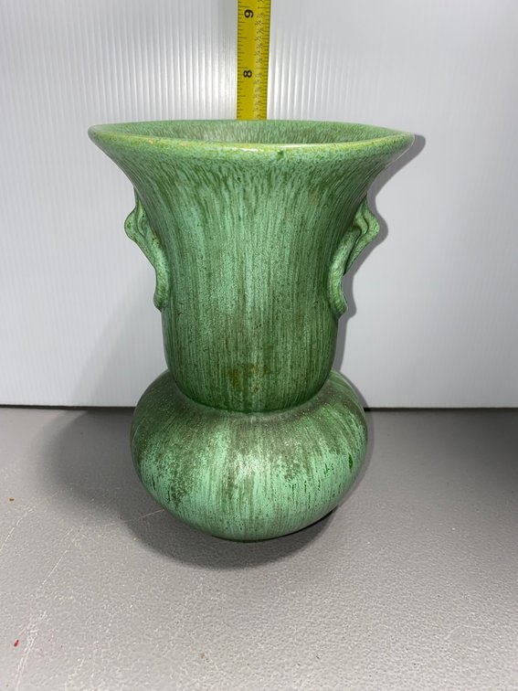 Green Amaco Pottery Vase
