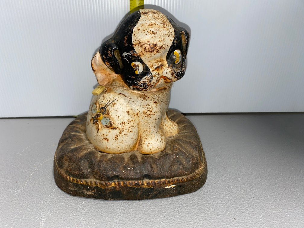 Hubley Cast Iron Dog Bank