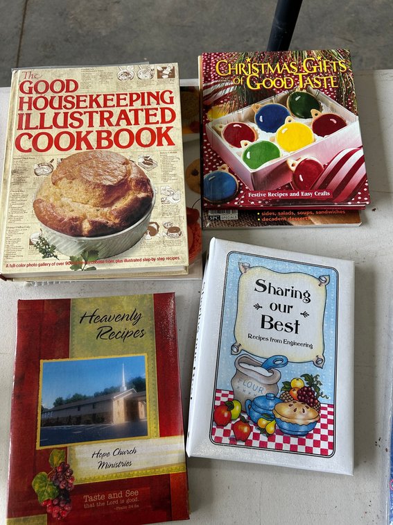 Cookbooks, Good Housekeeping, Hope Church Ministries, Christmas Gifts