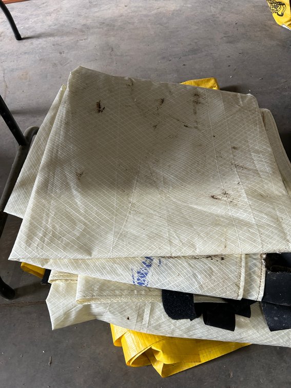 Tarps-no sizes given