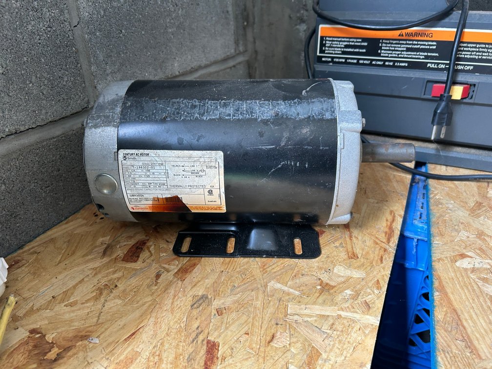 Century AC motor by AC Smith