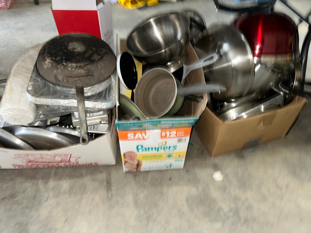 Large collection of cookware