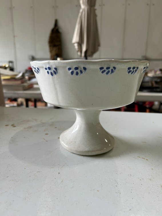 McCoy decorated compote