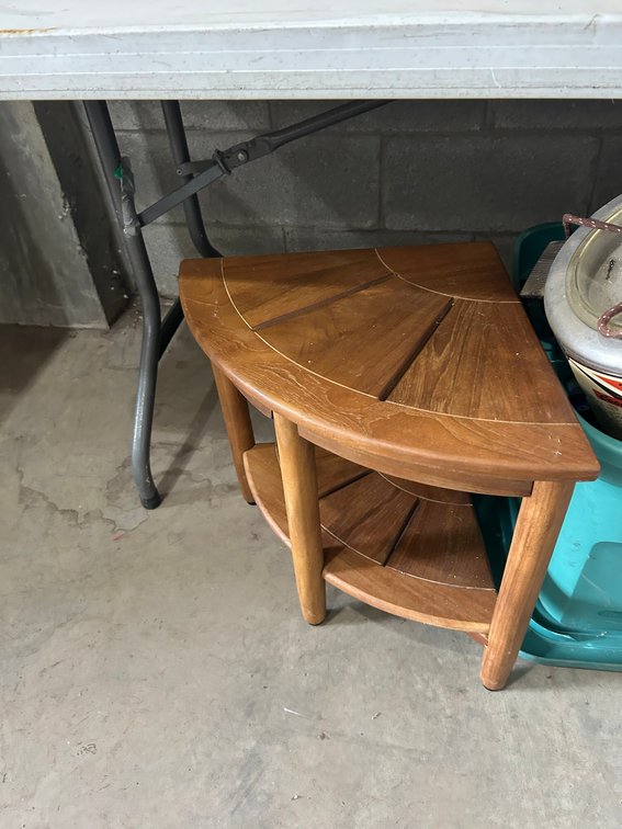 AcquaTeak 1/4-round table