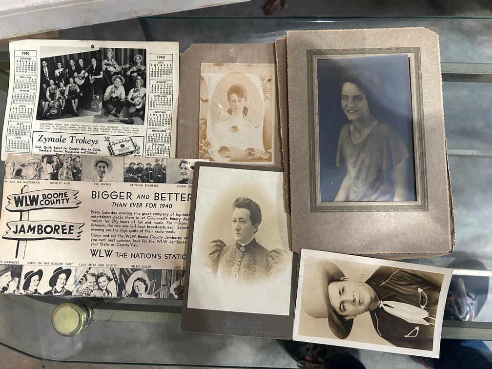 Photographs of The Twitty Birds with Conway Twitty, other vintage photographs