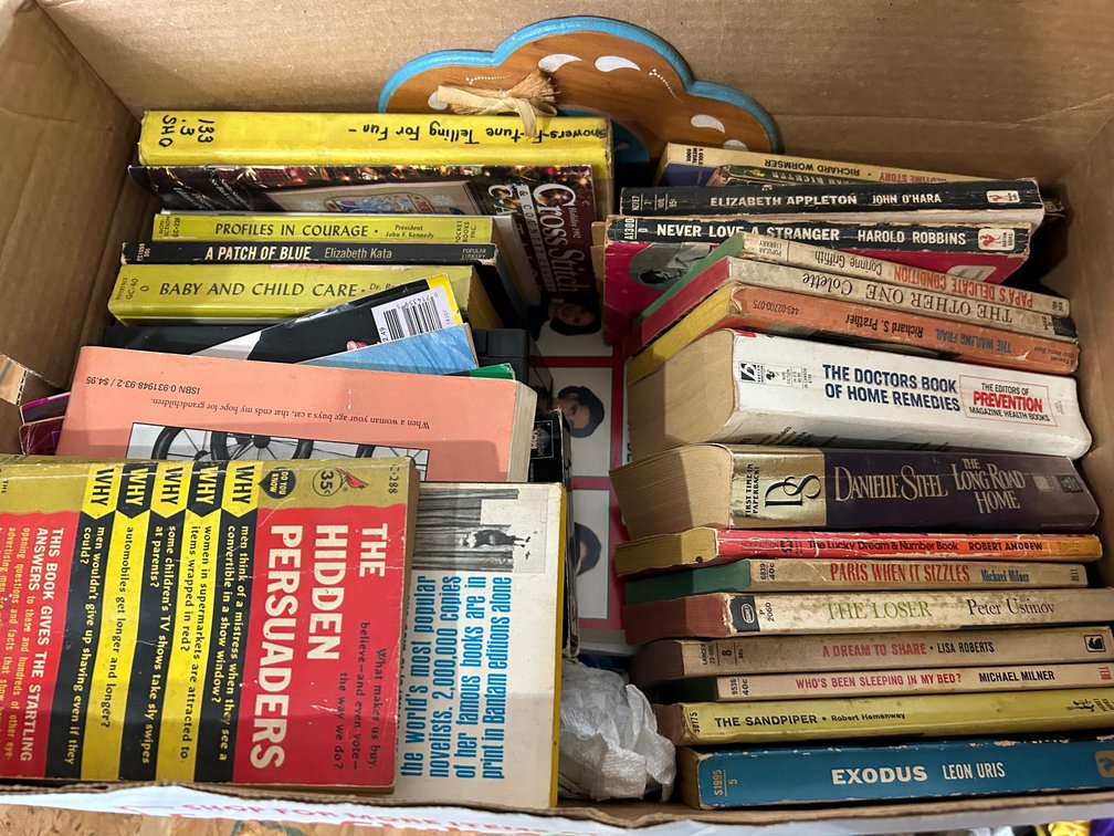 Collection of paperback and other books