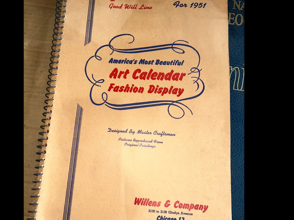 1951 Art Calendar